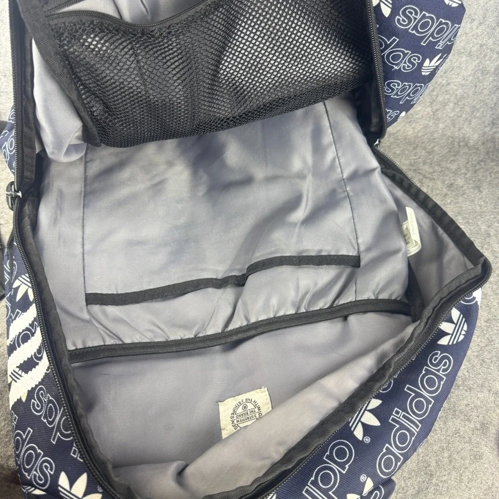 Adidas AOP Original National Backpack Navy Blue Trefoil Logo Large School‎ Work